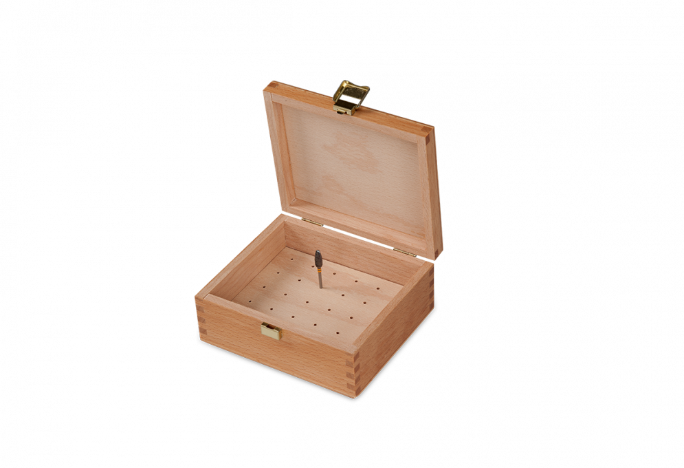 Werkzeugkiste mit Bohreraufnahmeeinsatz