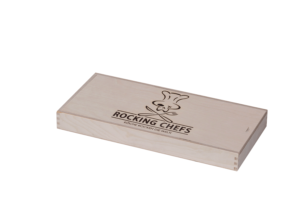 niedrige Geschenkkiste mit Schiebedeckel und Branddruck von Scheffauer-Holzwaren