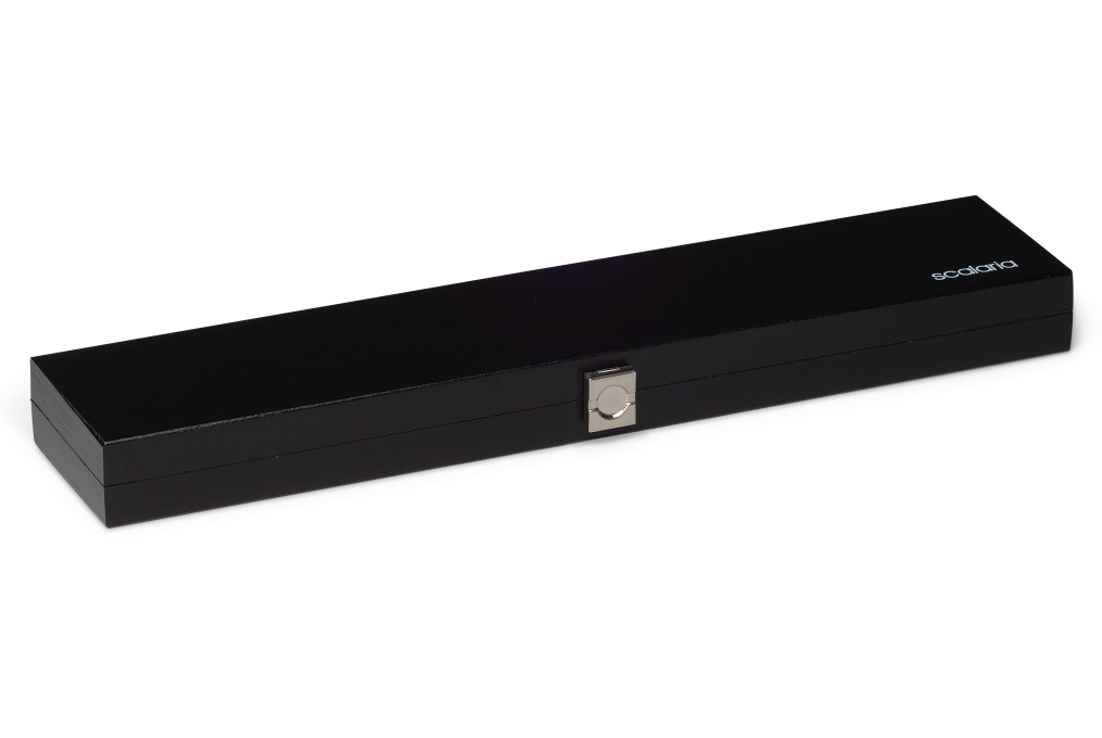 schwarze Geschenkbox aus Buchen-Birkensperrholz