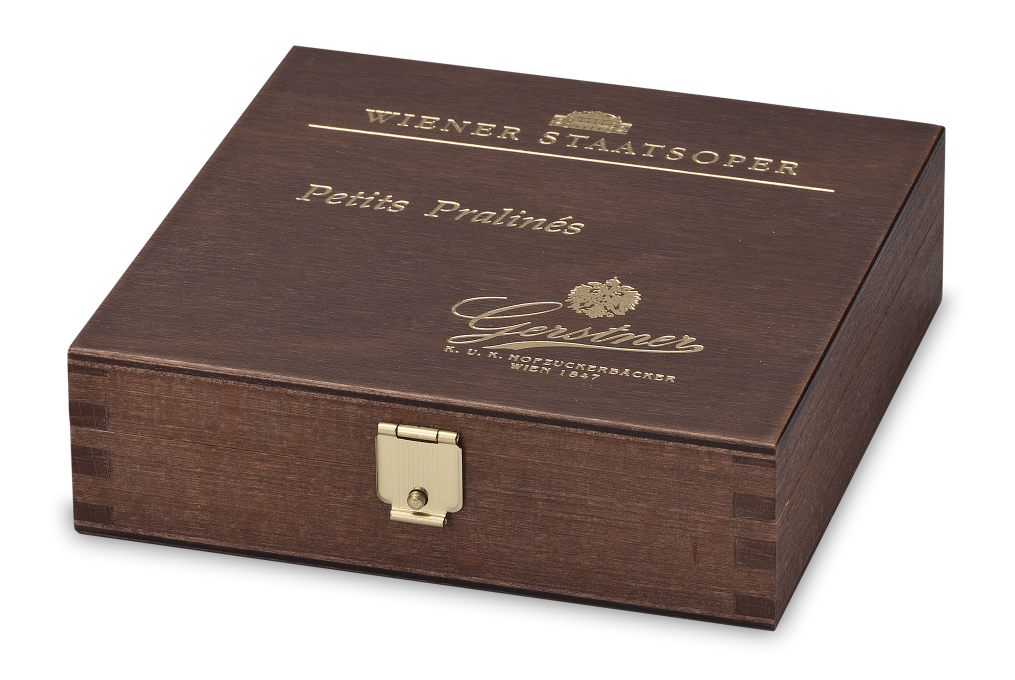 Pralinenkistchen Buche massiv mit Siebdruck