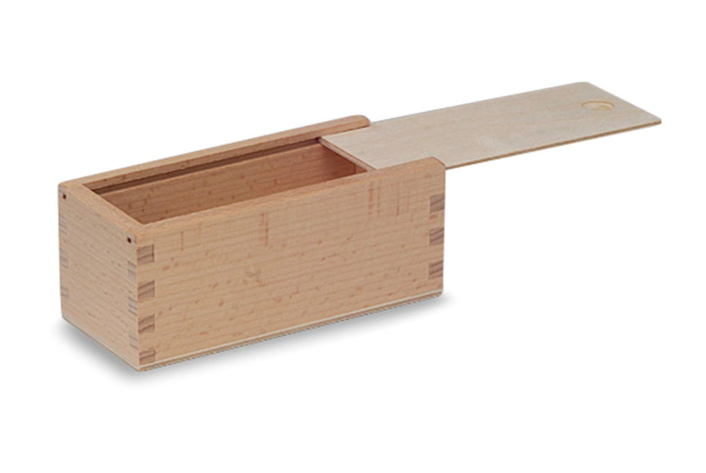 Holzkistchen mit leichter Fräsung