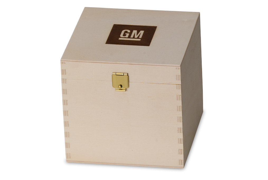 Torten Geschenkkiste aus Pappelsperrholz mit Branddruck