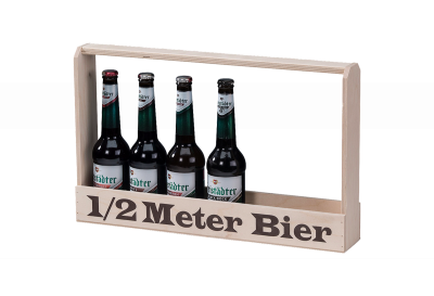 plywood half-meter beer carrier