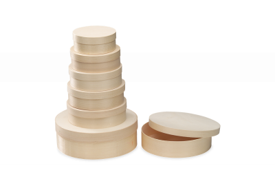 Round chip boxes or chip caddies