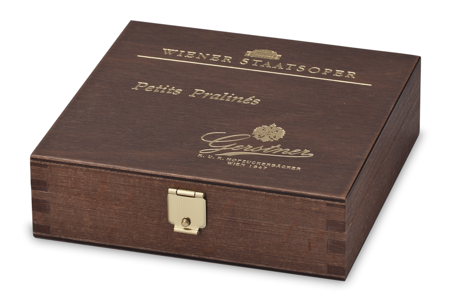 Pralinenkistchen Buche massiv mit Siebdruck